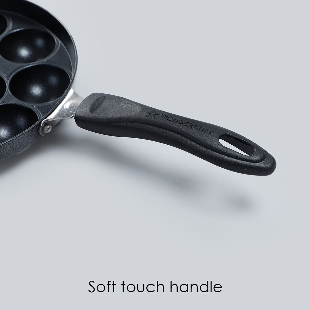 Aluminium Non-stick Appa Kara 20cm, 600ml, Black