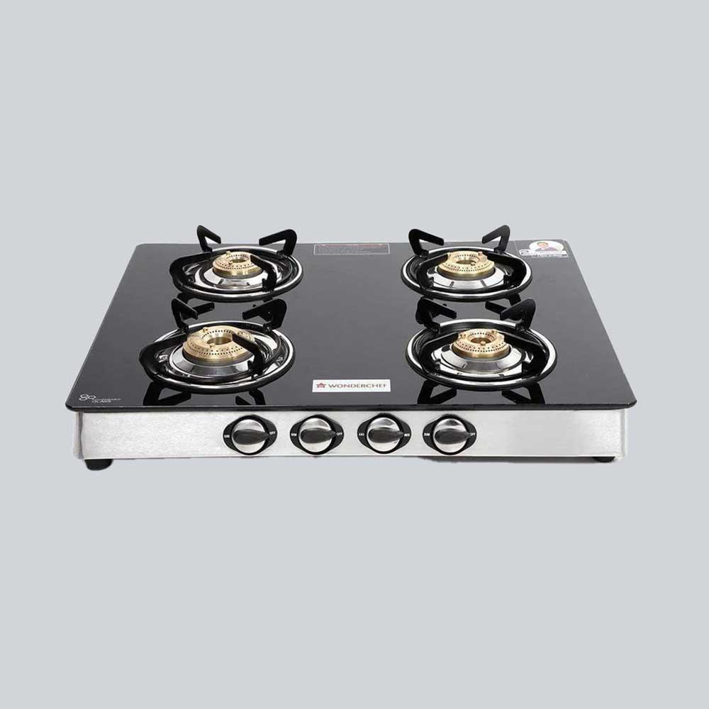 Zest 4 Burner Glass Cooktop