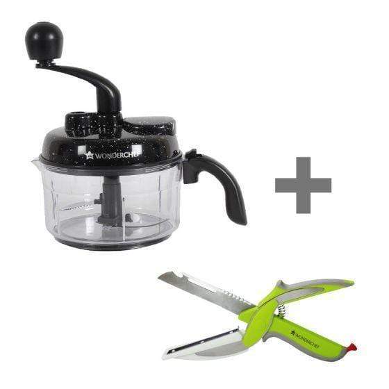 Wonderchef Combo Wonderchef Turbo Dual Speed Food Processor + 6-In-1 Scissor With Smart-Support