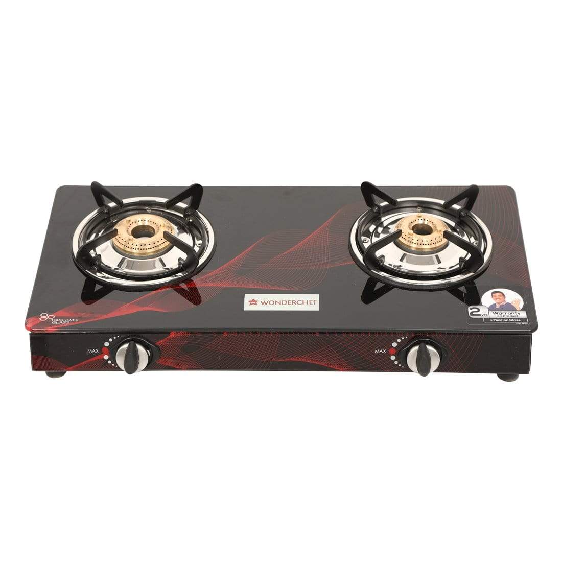 Wonderchef Cookware Wonderchef Zing 2 Burner Glass Cooktop