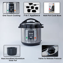 गैलरी व्यूवर में इमेज लोड करें, Nutri-Pot Electric Pressure Cooker with 7-in-1 Functions, 6L