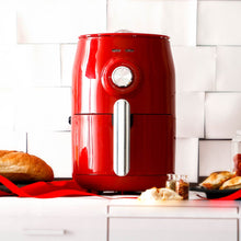 Load image into Gallery viewer, Air Fryer Crimson Edge, 1.8 Litres, Compact, with Auto-shut Off, Non-stick Frying Basket, Timer and Temperature Control Function, 2 Years Warranty, 1000W, Red