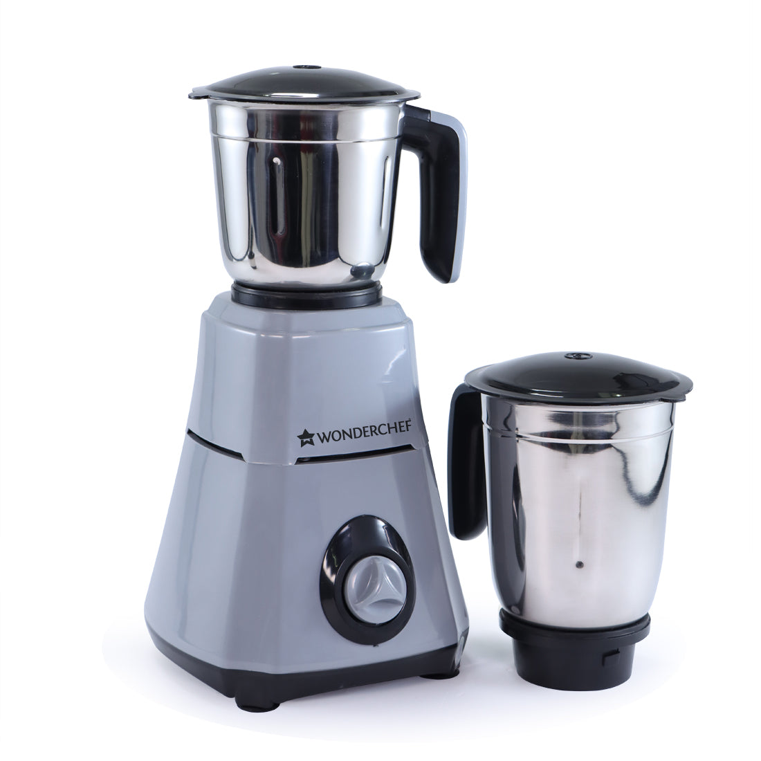 Ruby Mixer Grinder With 3 Jars and Anti-Rust Stainless Steel Blades, 550W, 5 Years Warranty