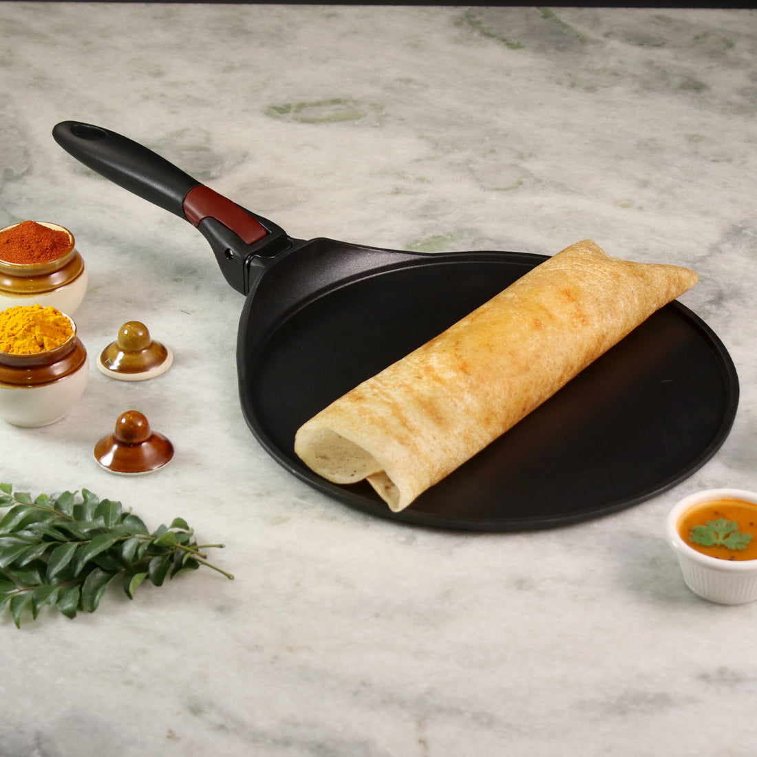 Wonderchef Click Space Saver Dosa Tawa 30cm - Wonderchef