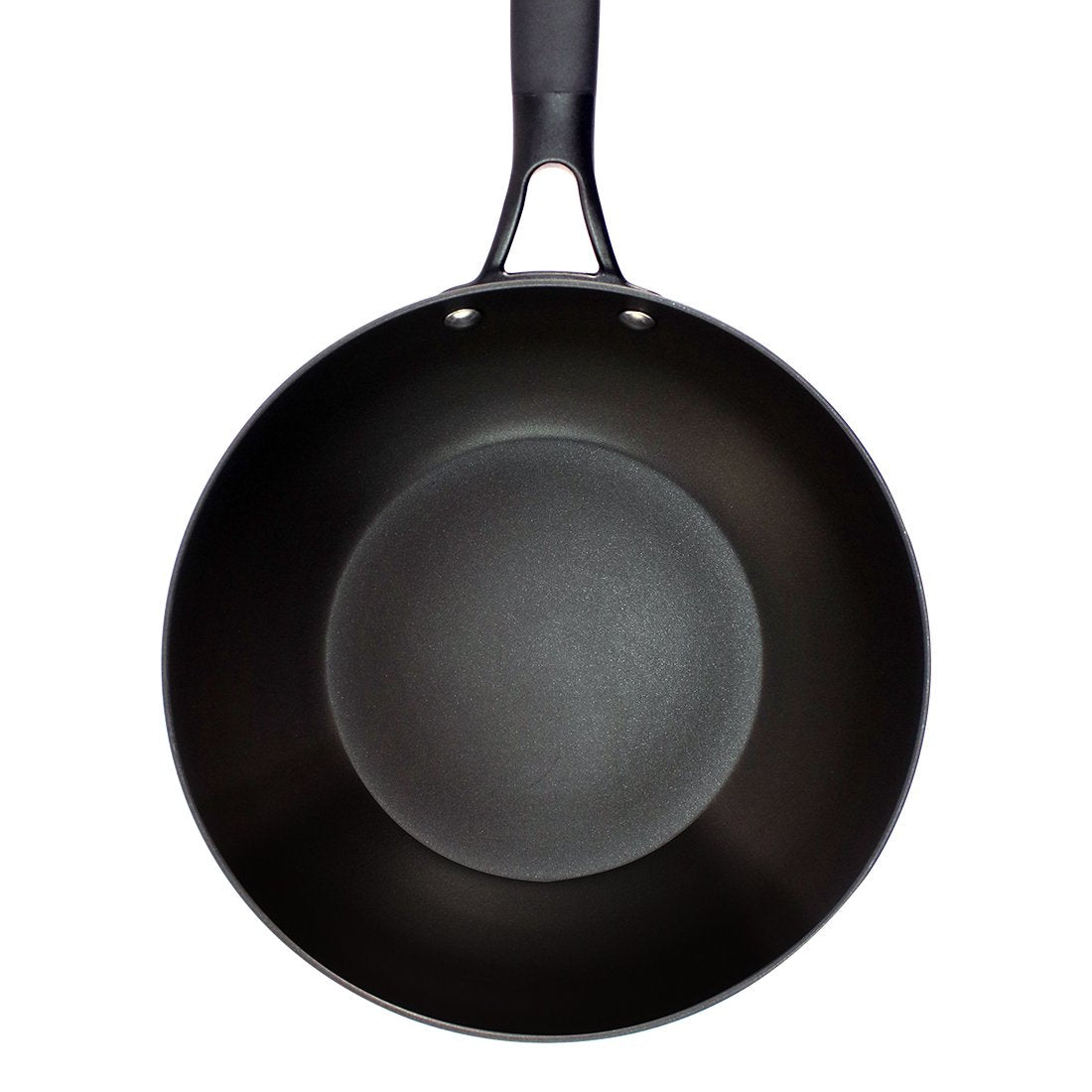 Luxor Aluminium Nonstick Wok - 24cm, 2.5L, 3mm, Black