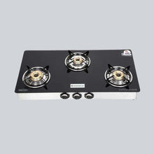 गैलरी व्यूवर में इमेज लोड करें, Zest 3 Burner Glass Cooktop