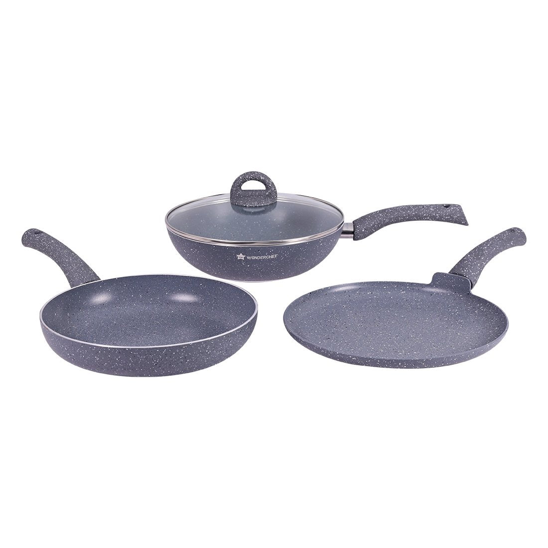 Nutri-Blend Complete Kitchen Machine (Black) and Granite Aluminium Nonstick Cookware Set