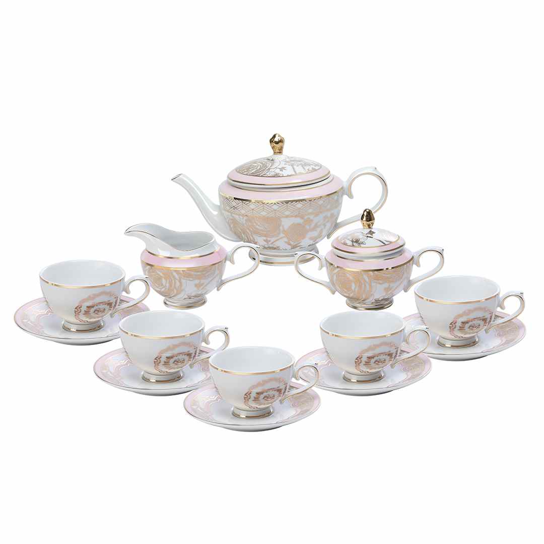 Hitkari Jannat17 PC. Tea Set