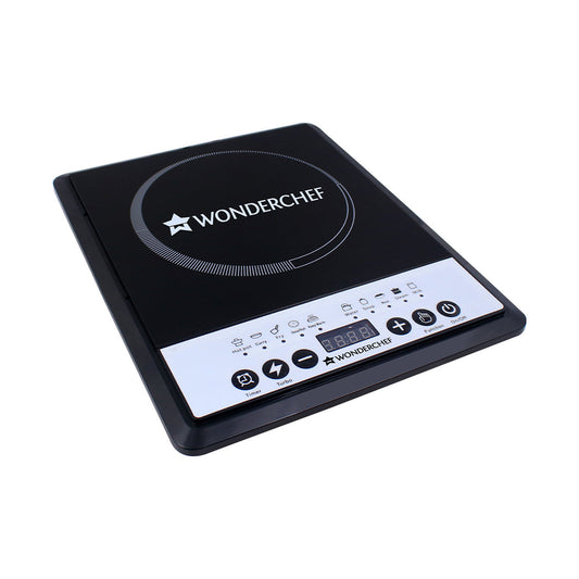 Torino 2000W Induction Plate with 11 Preset Functions, Push Touch Control Button Induction Cooktop, 2 Years Warranty