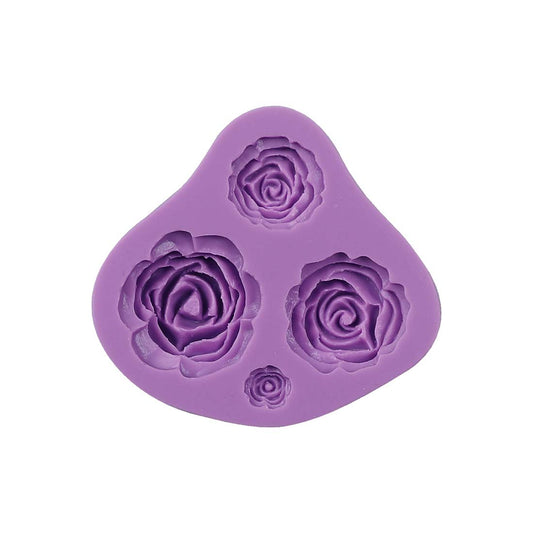 Ambrosia Flower Shaped Silicone Fondant Impression Mould, Cake Decorating Tool, Dishwasher-Microwave-Oven-Freezer Safe