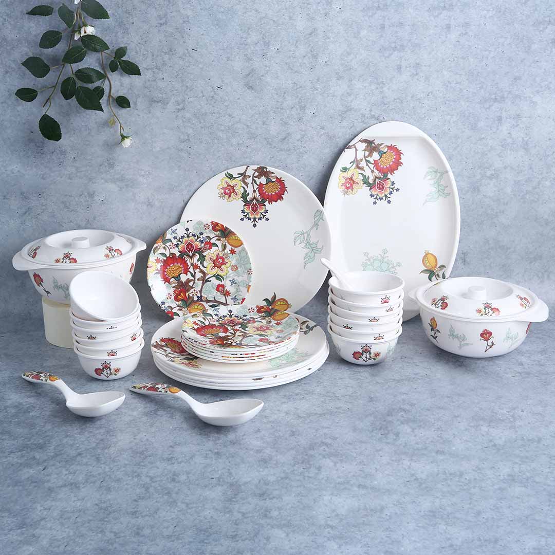 Venice Dinner Set - Red (31 pcs)