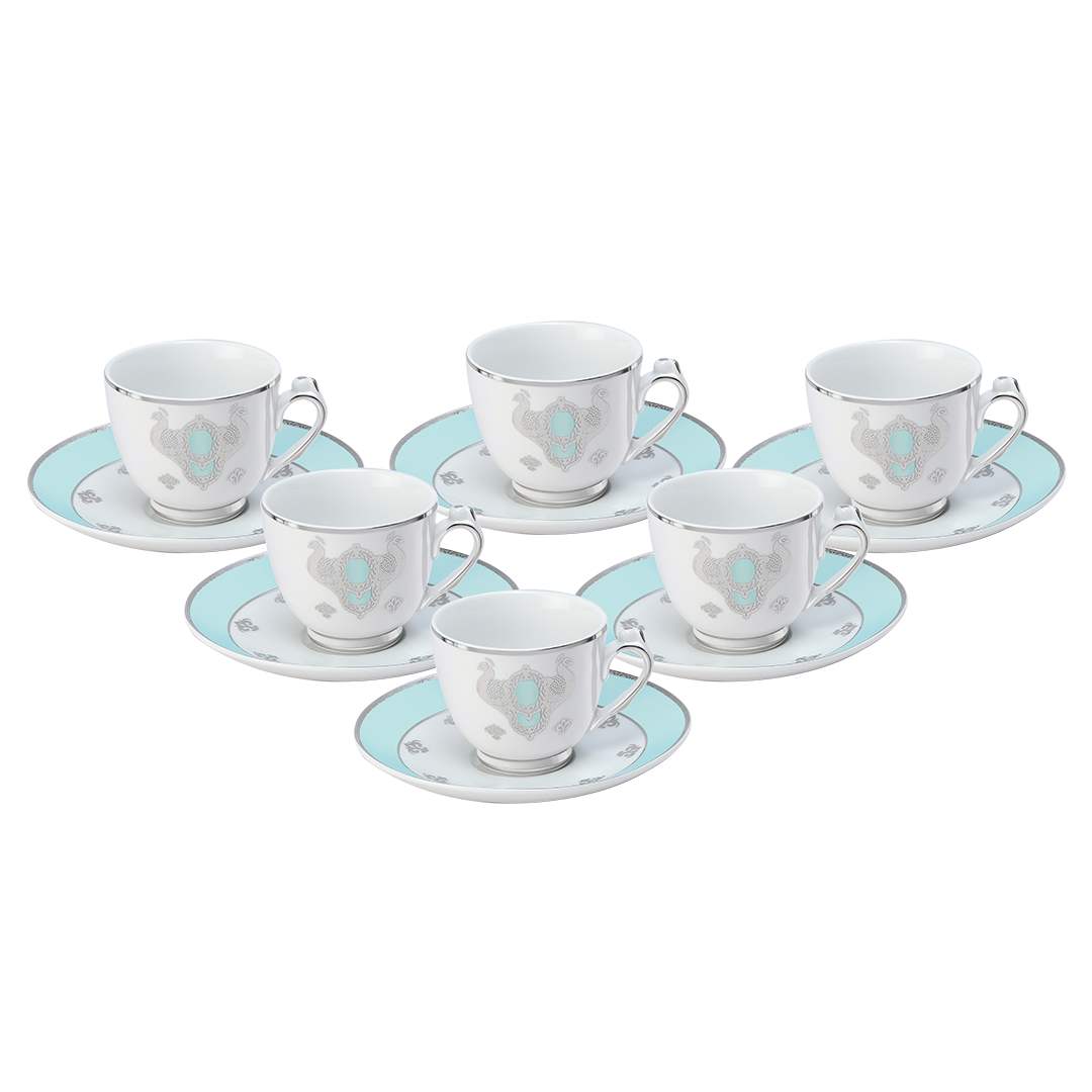 Hitkari Jahanara Coffee Cup and Saucer 12 PC.