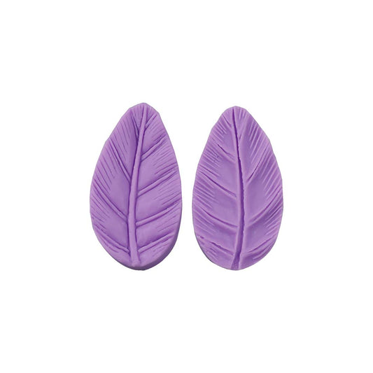 Ambrosia Leaf Shaped Silicone Fondant Impression Mould, Cake Decorating Tool, Dishwasher-Microwave-Oven-Freezer Safe