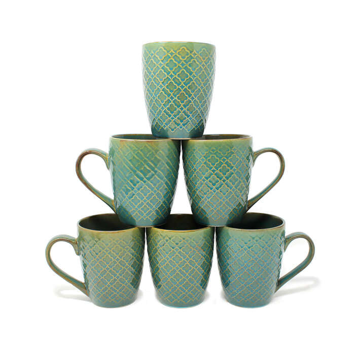 Earth Store Green Mug (Set of 6)