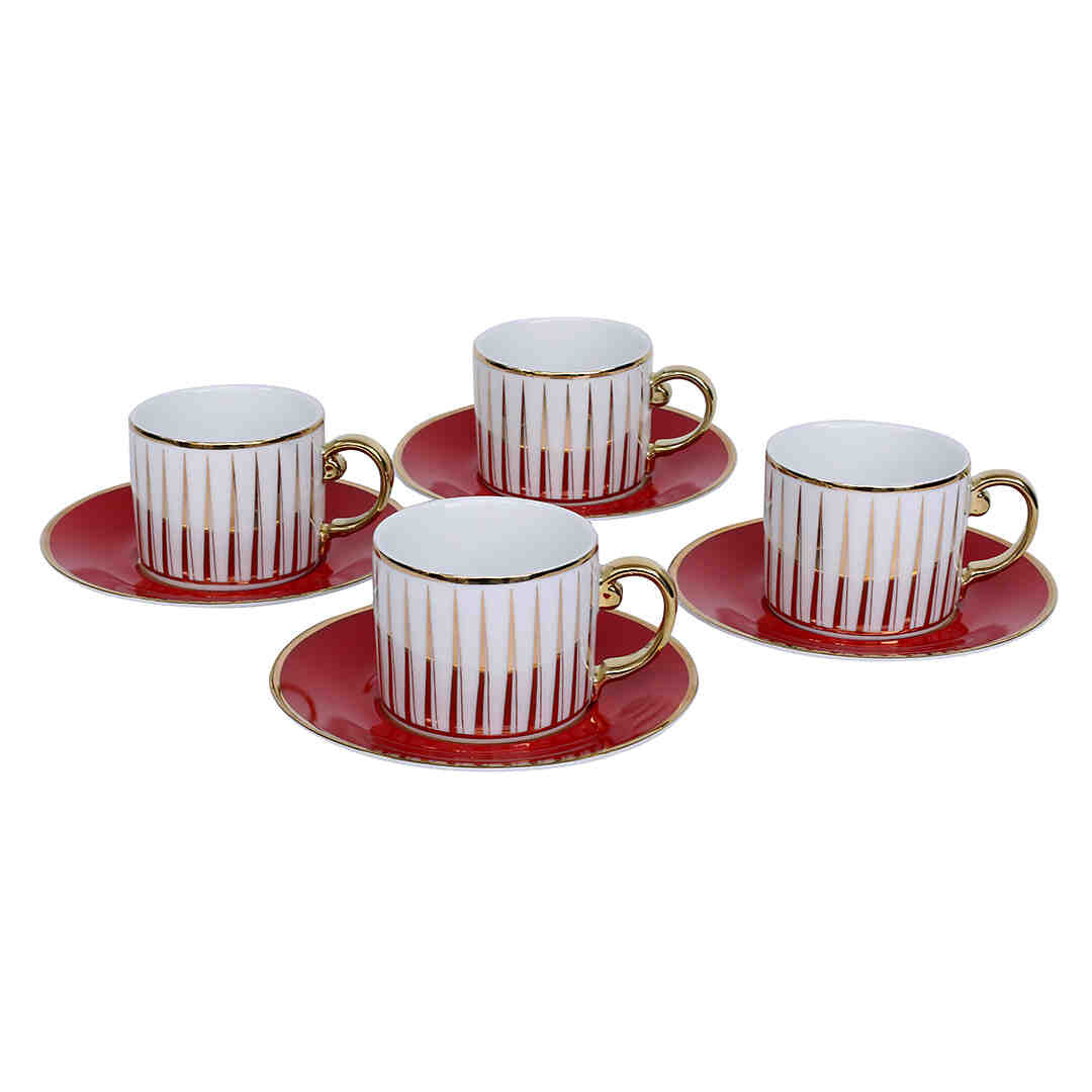 Hitkari Amazonia Cup and Saucer Set of 4.