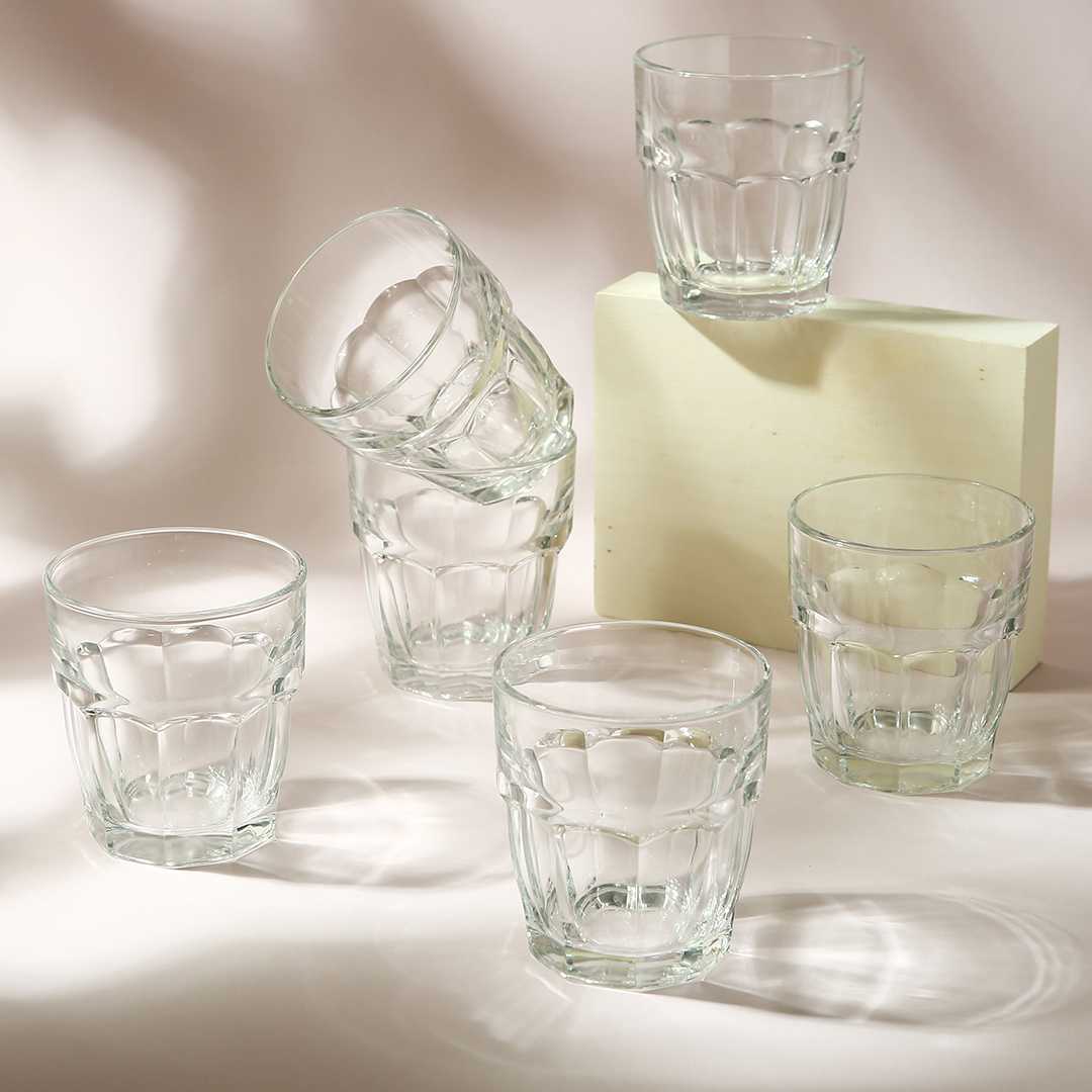 Bormioli Rockbar Water Glass - 270 ML - Set of 6