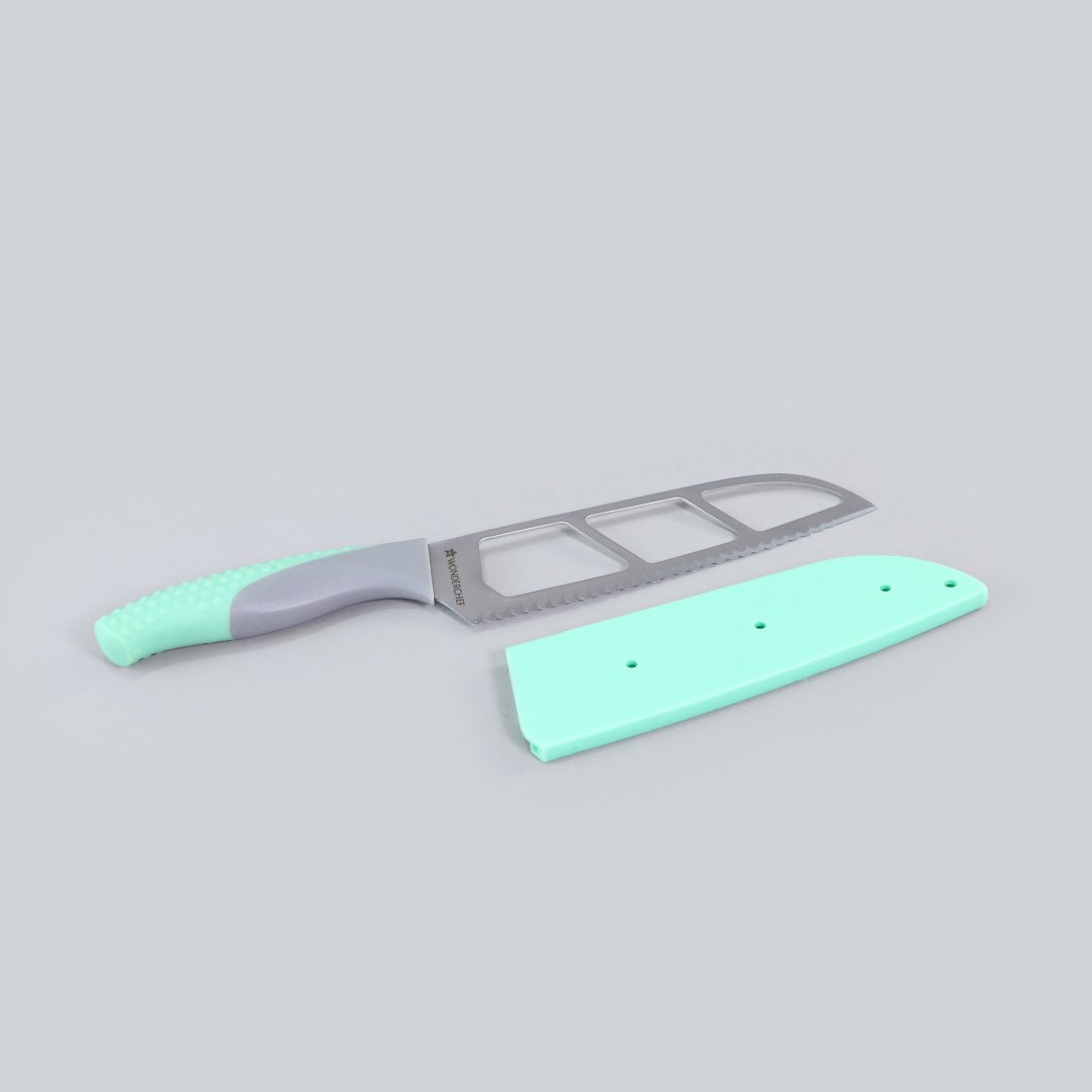 6" Easy Slice Knife (Green) and 4" Easy Slice Knife (Yellow)