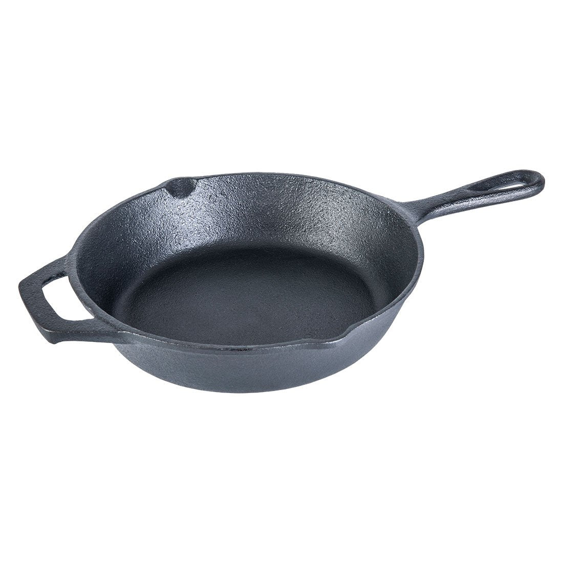 Forza Cast-Iron Fry Pan, Pre-Seasoned Cookware, Induction Friendly, 24cm, 3.8mm and Forza Cast-Iron Grill Pan, Pre-Seasoned Cookware, Induction Friendly, 26cm, 3.8mm