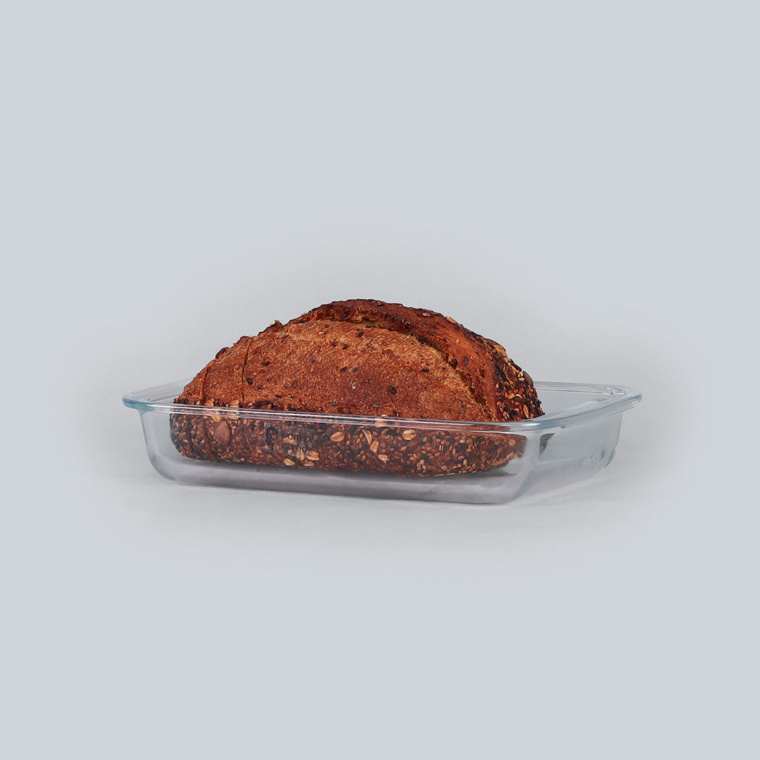 Milli Glass Rectangle Dish, Microwave safe - 1000ml