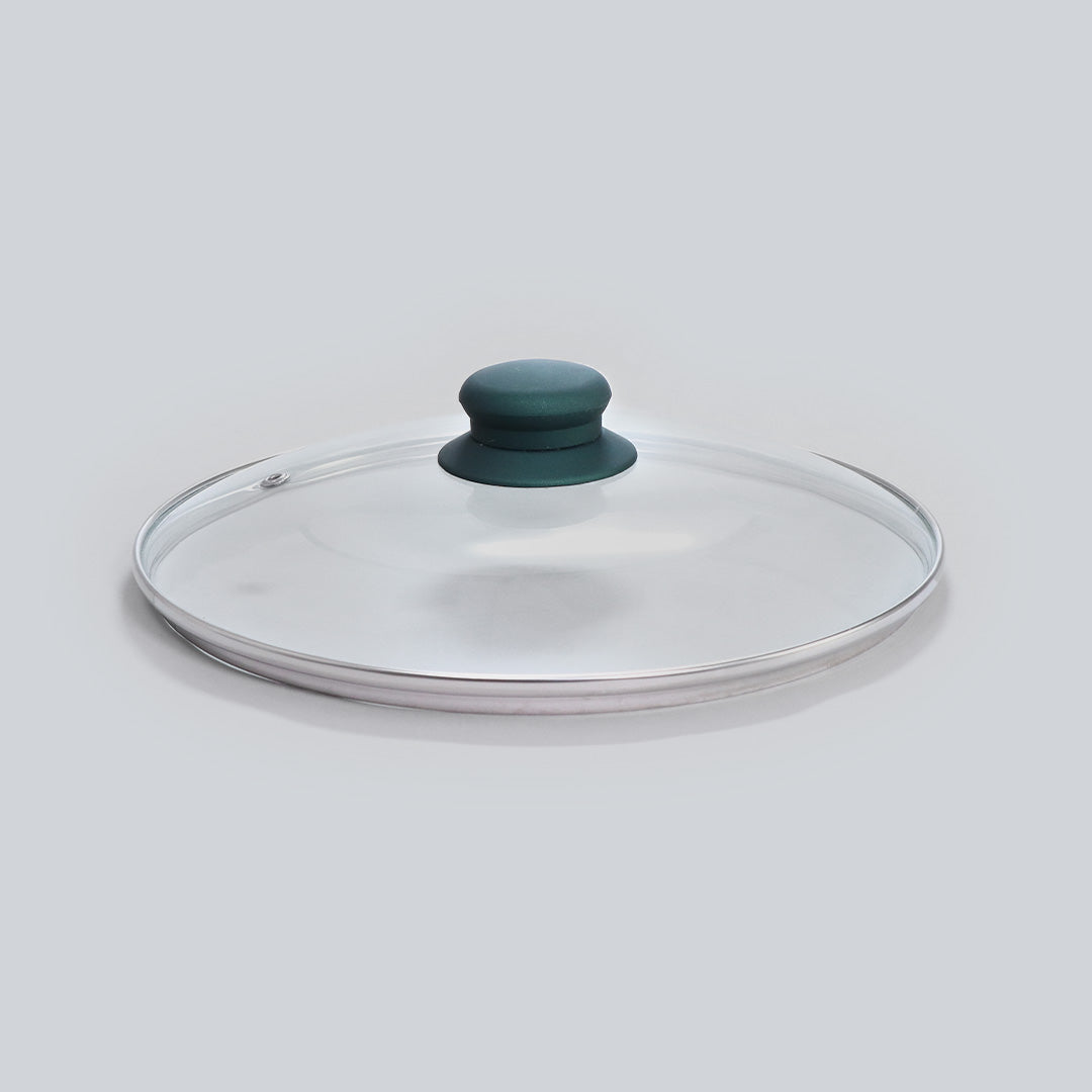 Green Lid 24cm with elegant soft-touch knob