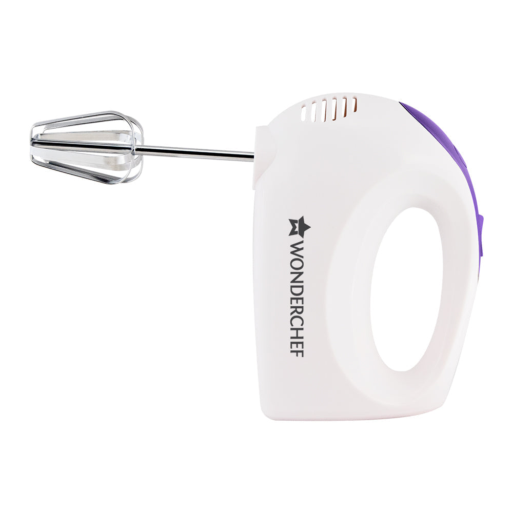 Acura Plus Hand Mixer, 200W, 5 Speed Setting, Stainless Steel Beater and Kneading Hooks, 2 Years Warranty, Bakeware