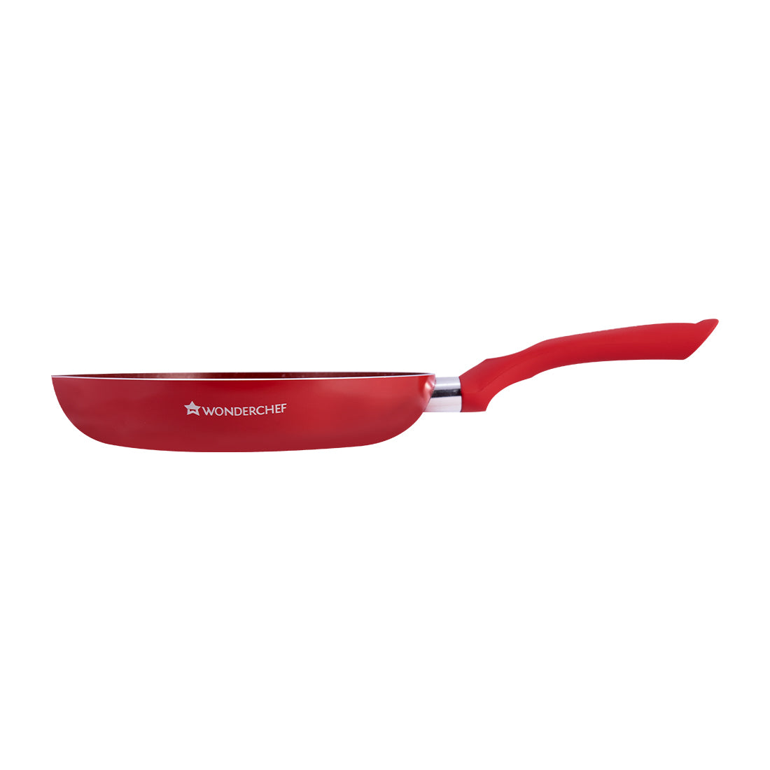 Wonderchef Royal Velvet Fry Pan 24cm - Red - Wonderchef