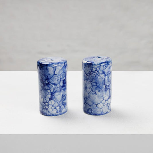 Earth Store Blue Marble Salt Pepper (Set of 2)