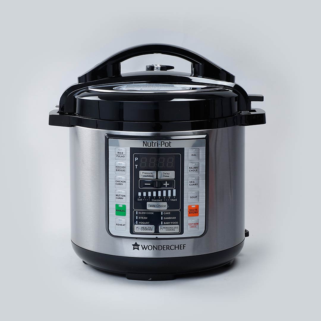 Nutri-Pot Electric Pressure Cooker with 304 Stainless Steel pot, 6L