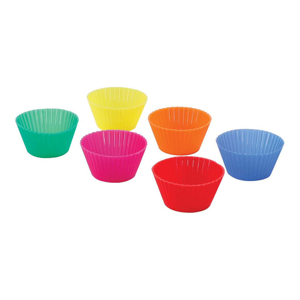 Ambrosia Cup Cake Moulds, Lightweight, Flexible, Food-Grade Silicone, 100% Eco-Friendly, Dishwasher Safe