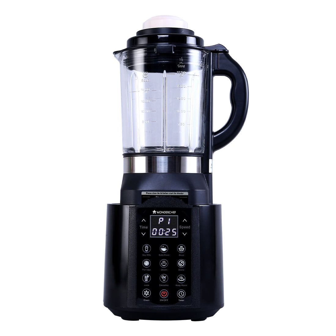 Nutri cook heater blender 1250W - Black