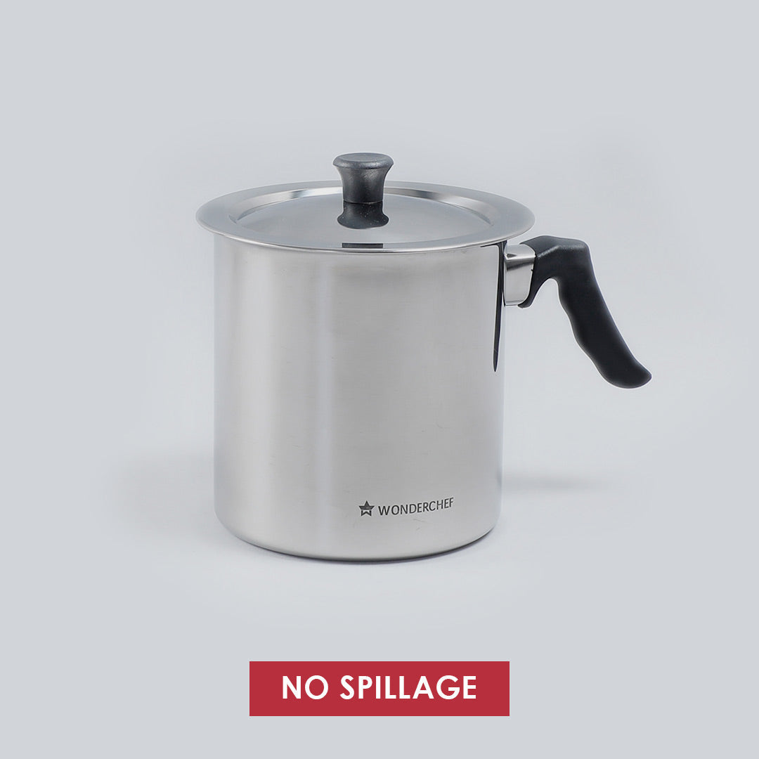 Stainless Steel Milk Boiler with Whistle- 2L