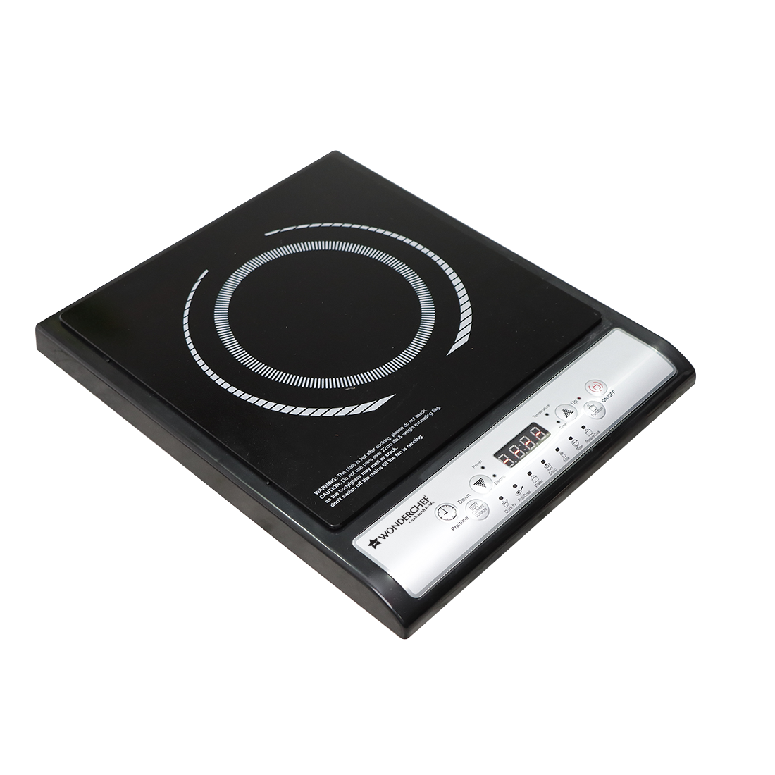 Torino+ 2000W Induction Plate with 11 Preset Functions, Push Touch Control Button Induction Cooktop, 2 Years Warranty