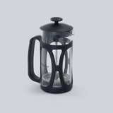 French Press Coffee Maker, Borosilicate Glass, Stainless-Steel Plunger-350ml, 1 Year Warranty