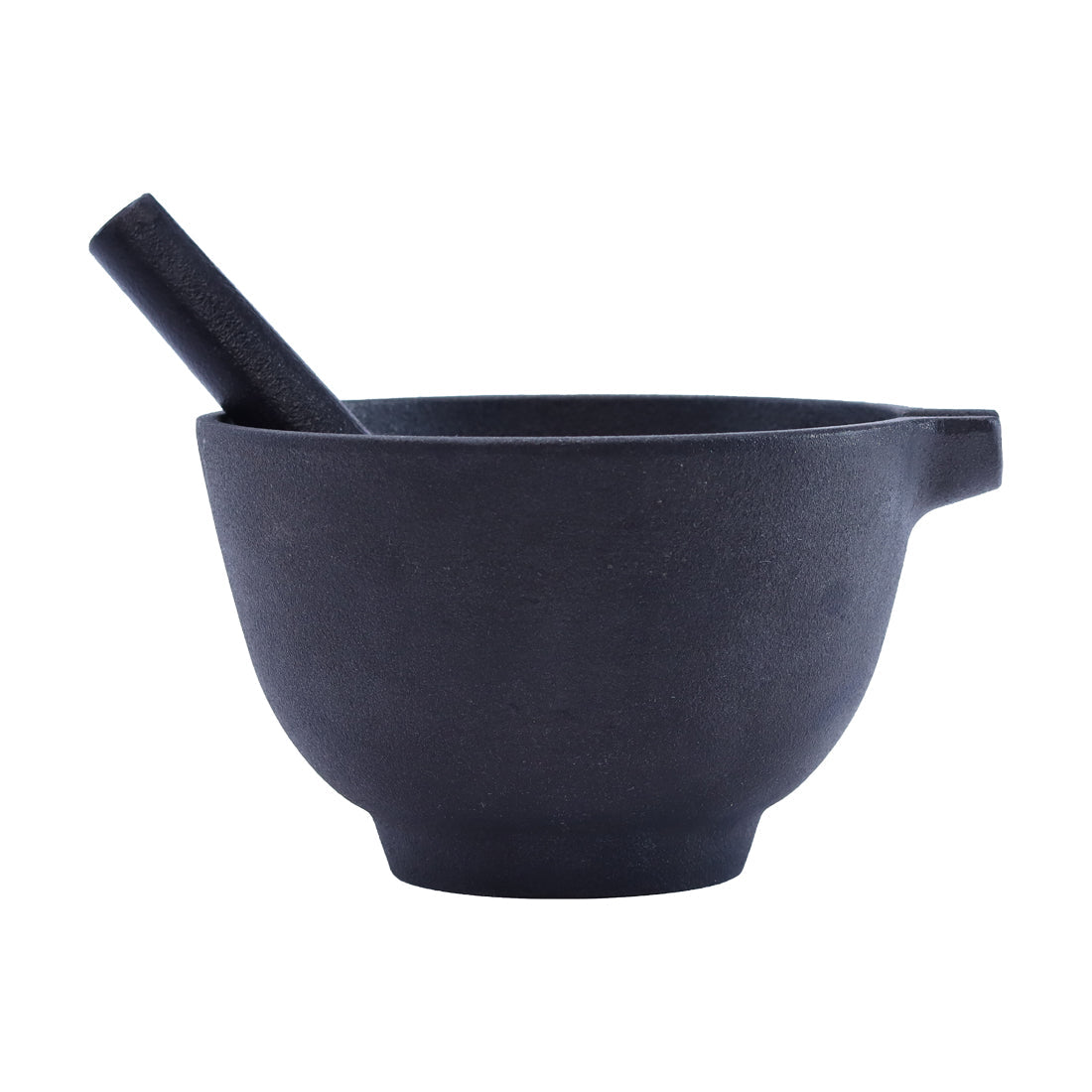 Forza pre-seasoned cast-iron mortar & pestle