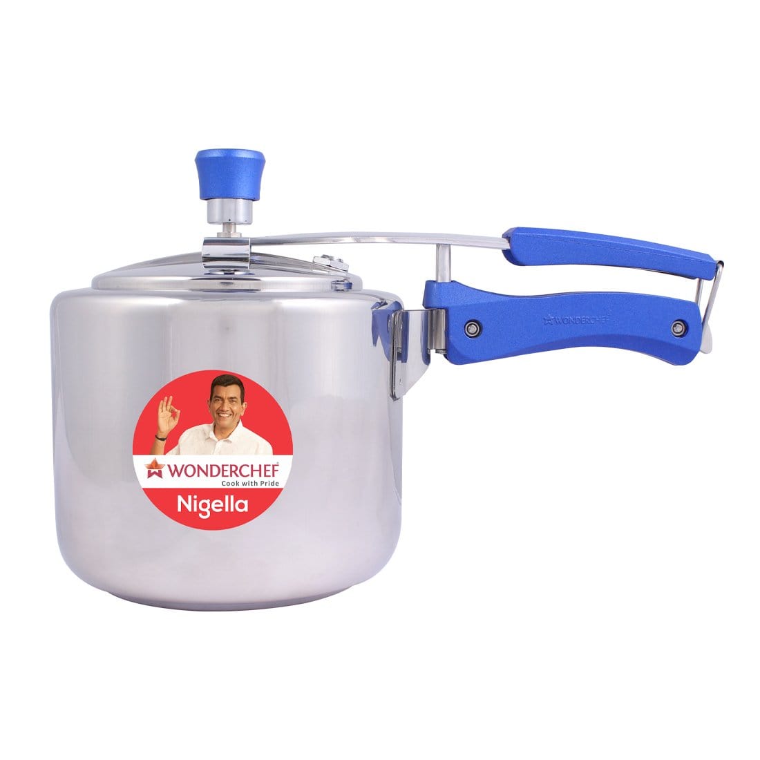 Wonderchef Nigella Inner Lid Pressure Cooker SS Regular 3L - Wonderchef