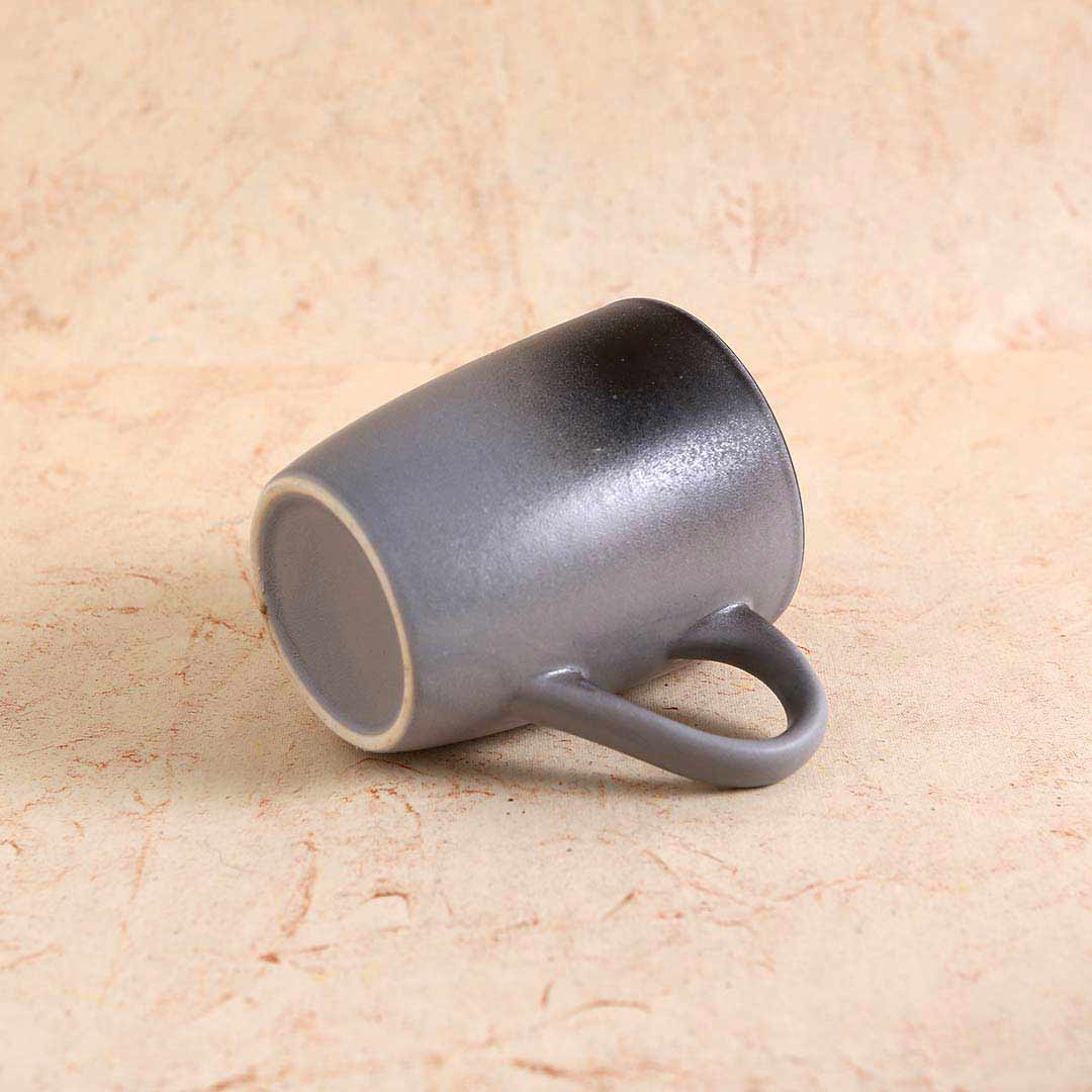 Teramo Stoneware Large Coffee Mug - Grey