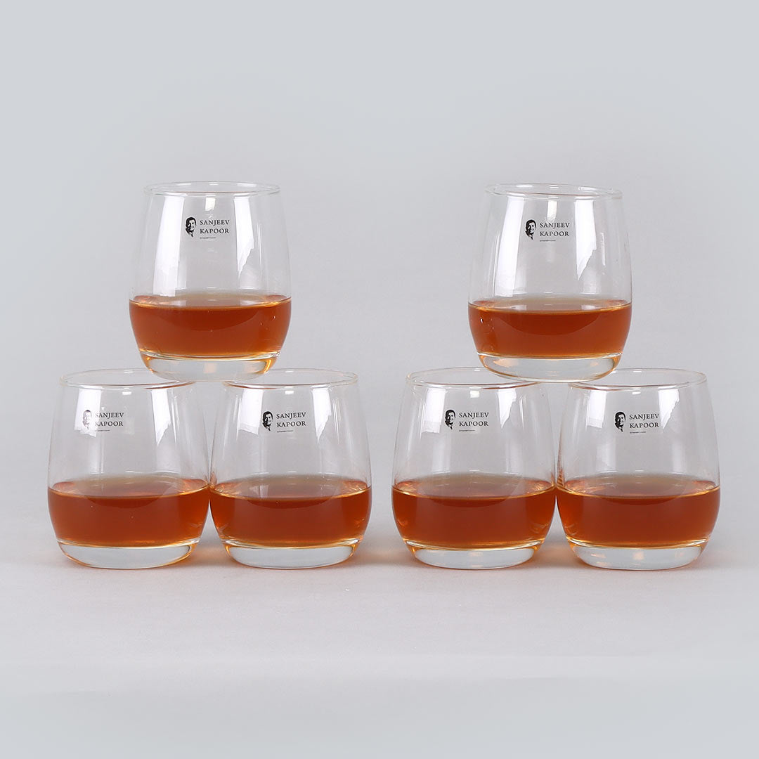 Venus Whisky Glass 350ml - Set Of 6 Pcs By Wonderchef