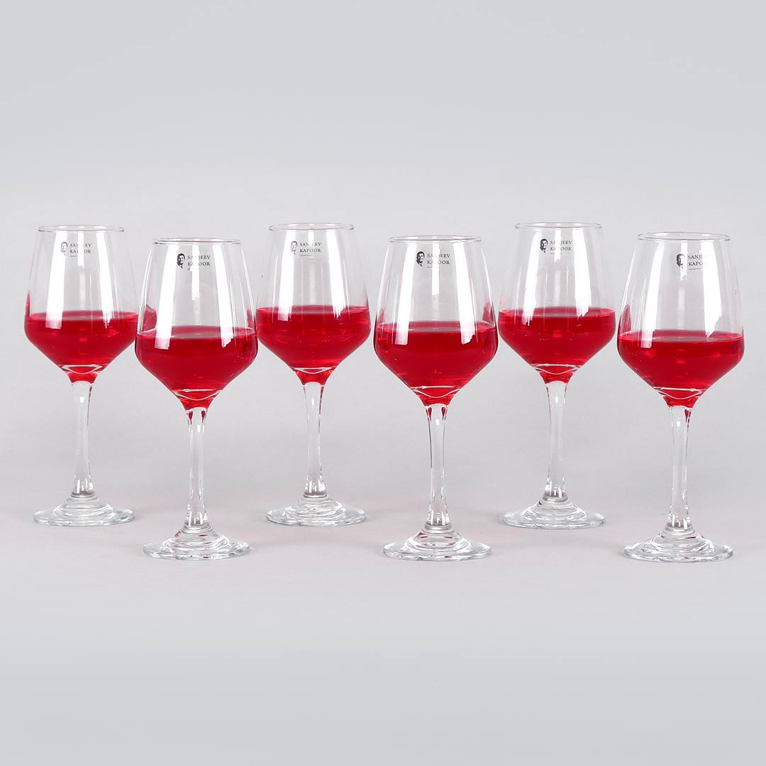 Infinity Goblet Wine Glass 360ml - Set Of 6 Pcs