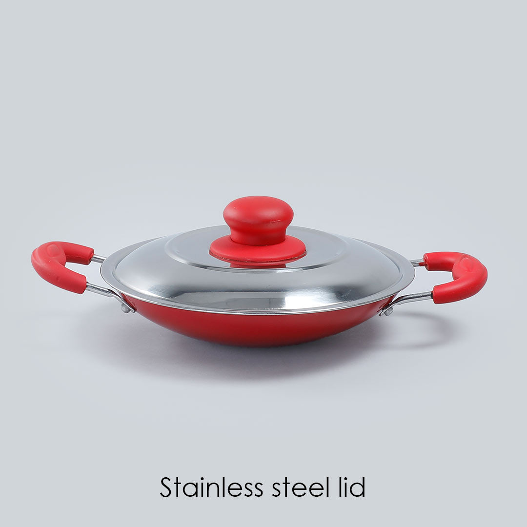 Appachetty with Lid Crimson - 3mm, Red with 1 year warranty