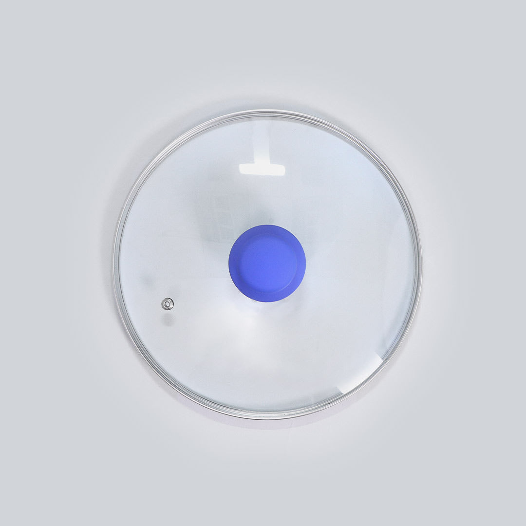 Blue Lid 24cm with elegant soft-touch knob