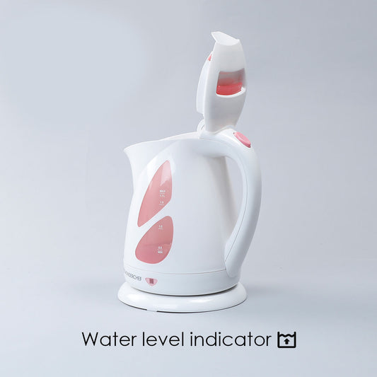Acura Plus Automatic Electric Kettle, 1.7 Litres, Removable and Washable Filter, Water-level indicator, 850W, White