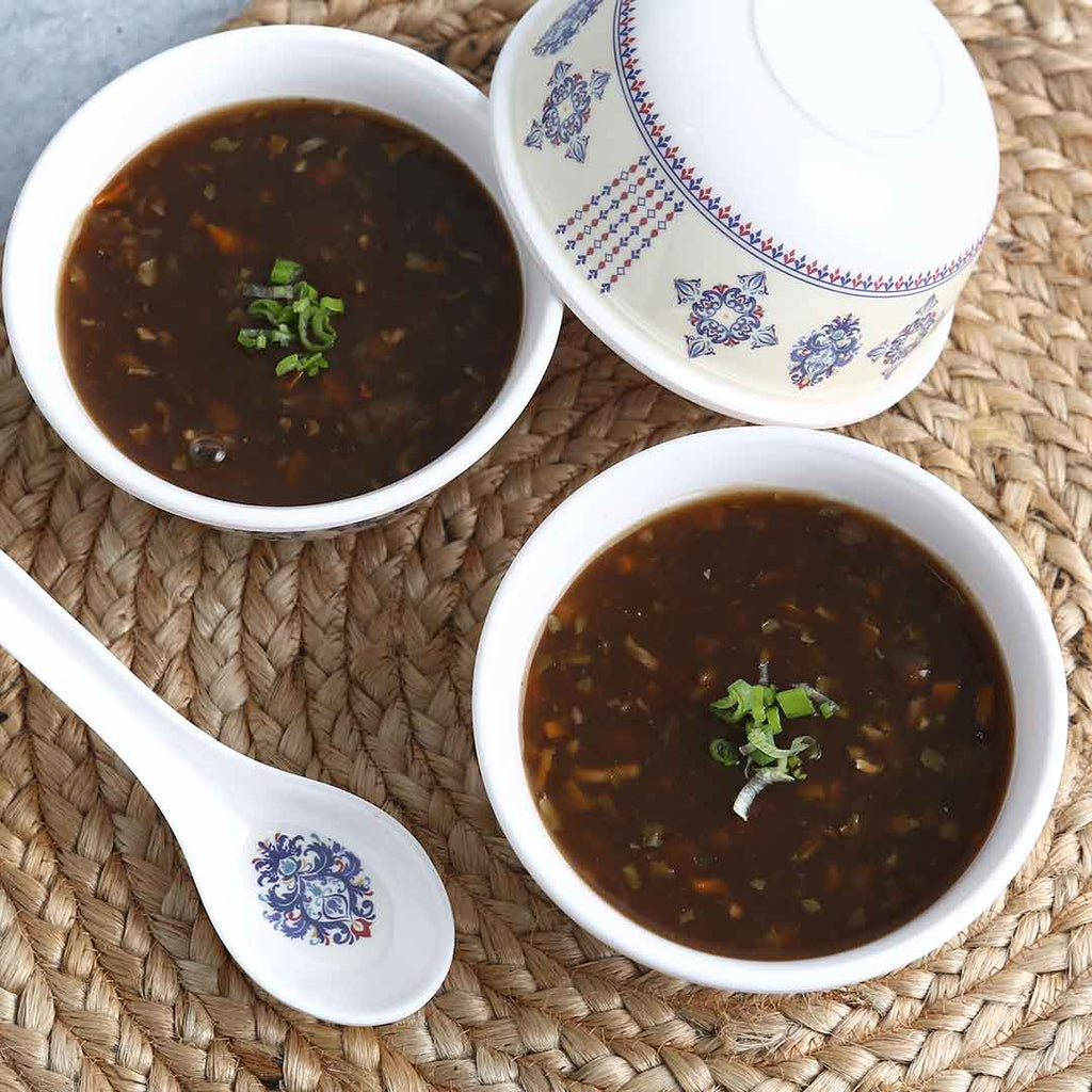 Venice Soup Bowl with Spoon - Blue (Set of 6)