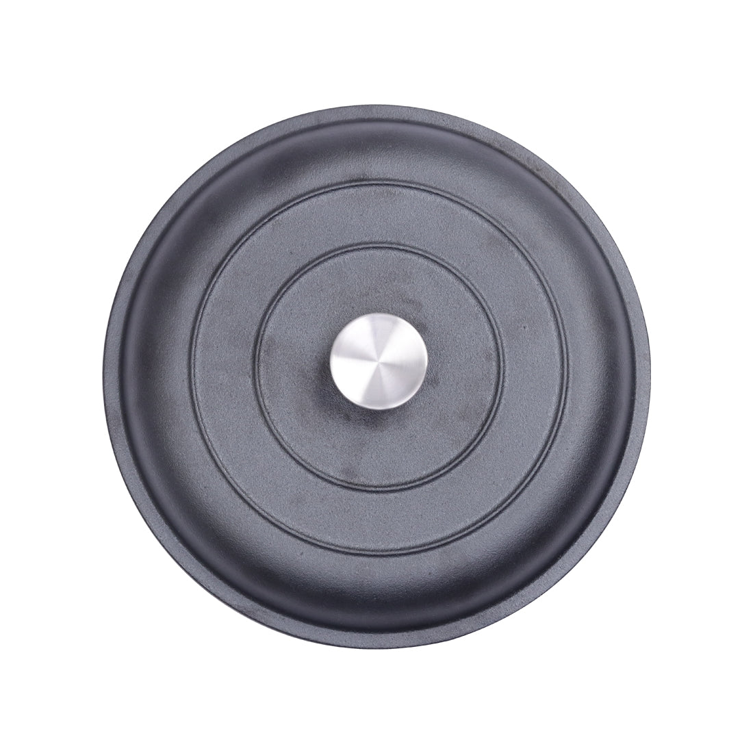 Forza Pre-Seasoned Cast-iron Kadhai Lid, 30cm