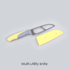 Load image into Gallery viewer, 4&quot; Easy Slice Knife (Yellow) and Classic String Vegetable Chopper