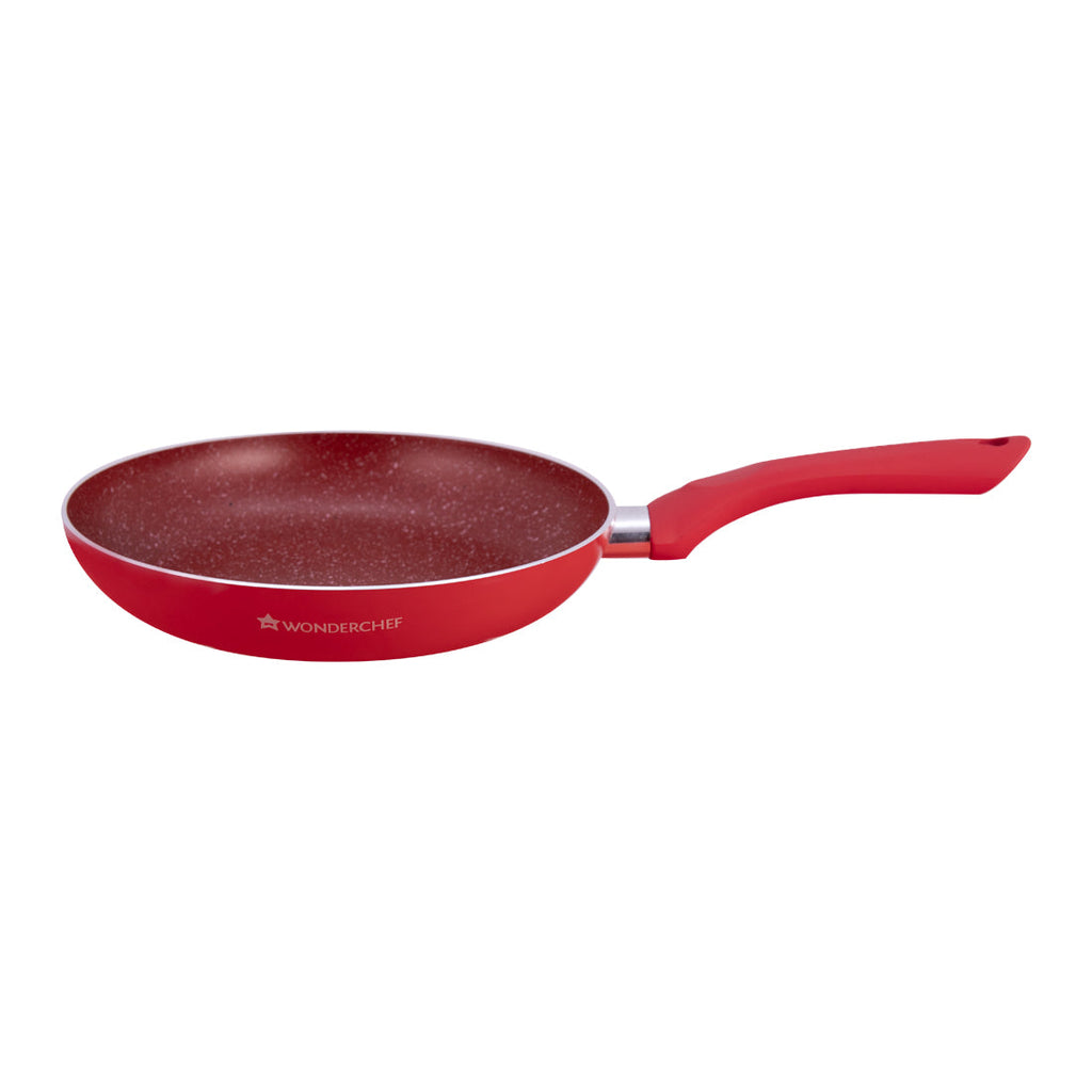 Wonderchef Royal Velvet Fry Pan 24cm - Red - Wonderchef