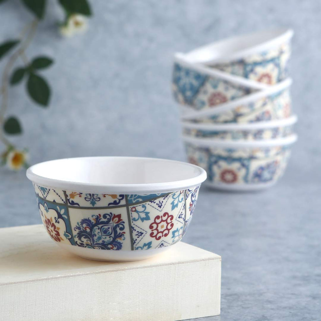 Venice Veg Bowl - Blue (Set of 6)