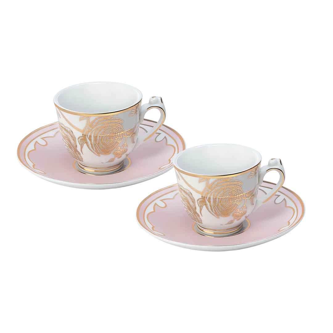 Hitkari Mimosa 12 PC. Coffee Cup & Saucer