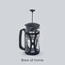 गैलरी व्यूवर में इमेज लोड करें, French Press Coffee Maker, Borosilicate Glass, Stainless-Steel Plunger-350ml, 1 Year Warranty