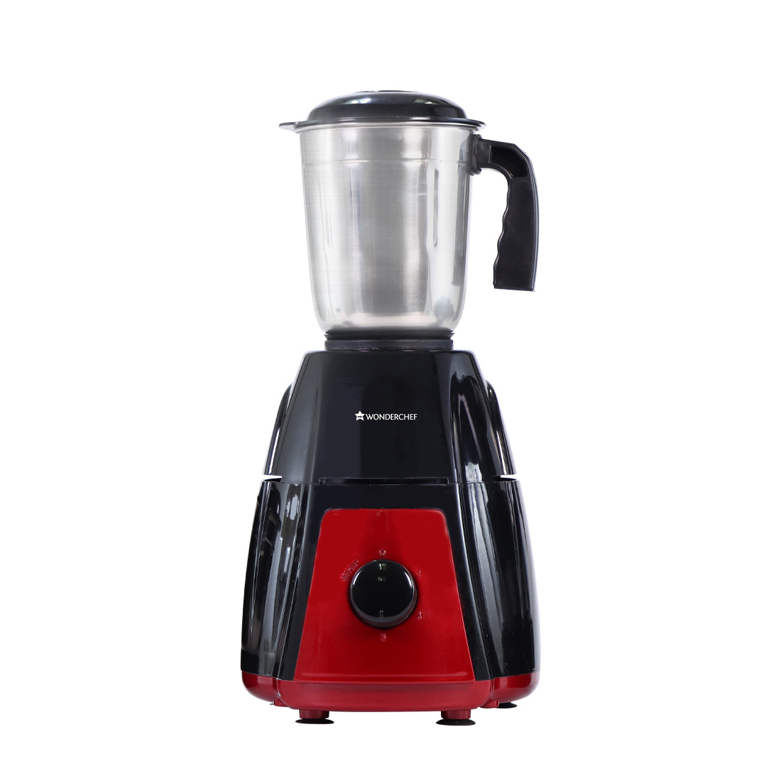 Ruby Mixer Grinder 750 W With 4 Stainless Steel Jars And Anti-Rust Stainless Steel Blades, Ergonomic Handles, 5 Years Warranty On Motor