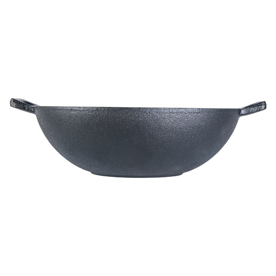 Forza Cast-Iron Fry Pan, Pre-Seasoned Cookware, Induction Friendly, 20cm, 3.8mm and Forza Cast-Iron Kadhai, Pre-Seasoned Cookware, Induction Friendly, 24cm, 1.9L, 3.8mm